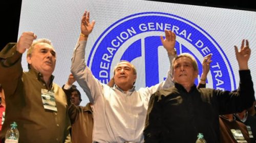 CGT: asumió el triunvirato con críticas a Macri y a los gremialistas ausentes