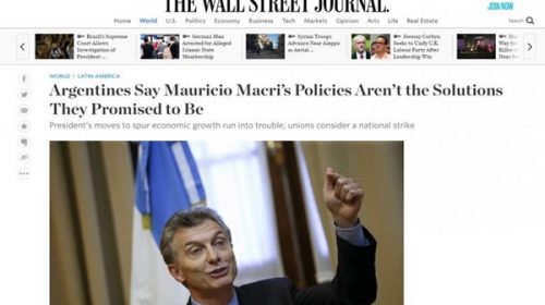 Durísimo editorial contra Macri de uno de los diarios más importantes de EE.UU.