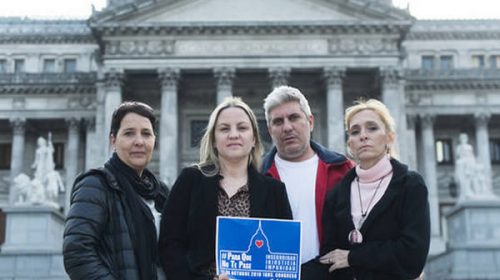 Marcha contra la inseguridad frente al Congreso