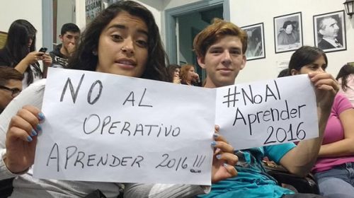 En medio de protestas, hoy termina la evaluación a más de un millón de estudiantes de todo el país En medio de protestas, hoy termina la evaluación a más de un millón de estudiantes de todo el país