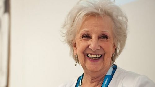 Estela de Carlotto, hoy en Paraná