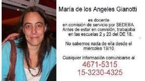Docente desaparecida hace siete días estaba en Chajarí