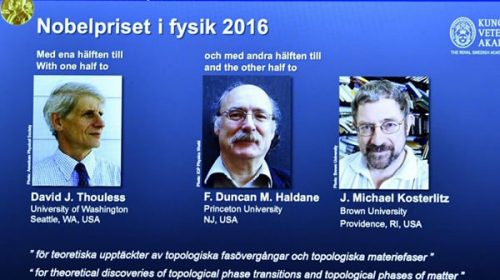 Nobel de Física fue para tres británicos por abrir la puerta a los “supermateriales” Nobel de Física fue para tres británicos por abrir la puerta a los “supermateriales”