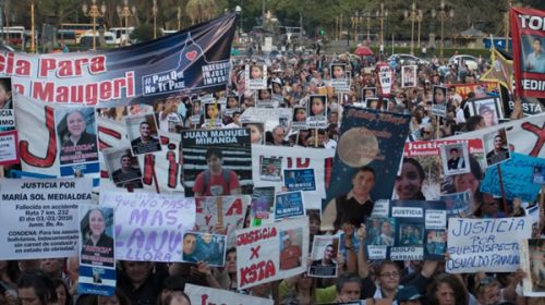 Masiva marcha frente al Congreso reclamó por inseguridad