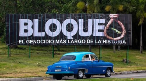 Campaña para que termine el bloqueo de Estados Unidos contra Cuba