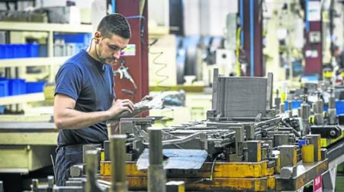 Dramática caída de la industria: 7,3%