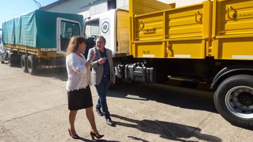 Se incorpora maquinaria para optimizar la recuperación de caminos en la provincia