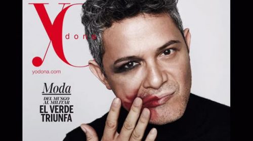 Alejandro Sanz y una impactante portada de revista contra la violencia de género