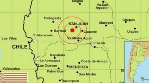 Tres sismos sacudieron a la provincia de San Juan