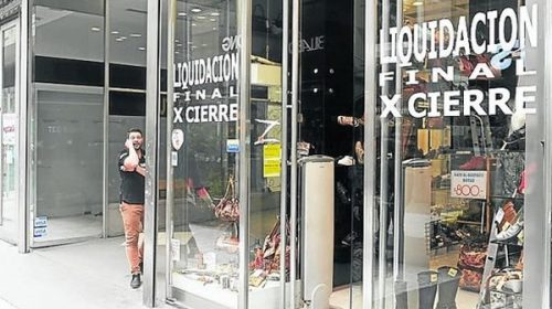 En picada: las ventas minoristas cayeron 8,5 por ciento en noviembre
