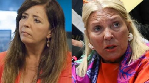 Carrió amenazó a Gabriela Cerruti por la publicación de una denuncia contra ella