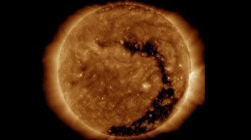 La NASA descubrió un “sustancial” hueco negro en el Sol