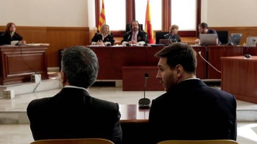 Fiscalía española pide 21 meses de prisión para Messi y su padre