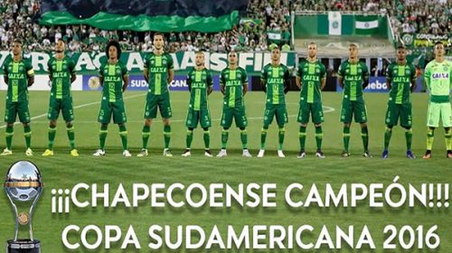 Conmebol declaró al Chapecoense campeón de la Copa Sudamericana