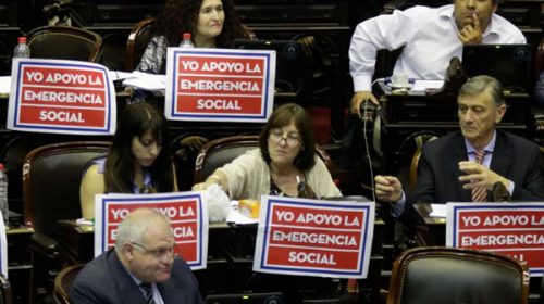 Media sanción a la Emergencia Social casi por unanimidad