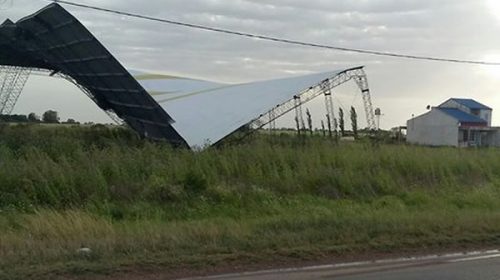 Tormenta  provocó serios destrozos en ciudades del sur entrerriano