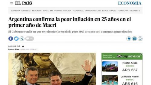 El País de España apunta que “el fracaso del Gobierno con la inflación ha sido notable”