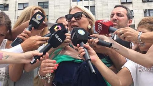 Carrió ratificó denuncia contra Arribas por presunto cobro de coimas