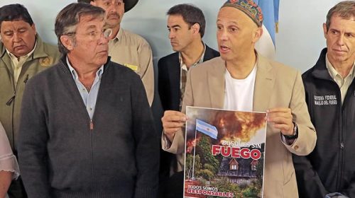 Bergman volvió a señalar a los gobernadores por los incendios