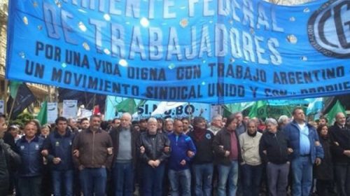 La Corriente Federal reclama un plan económico para “evitar la quiebra del país”