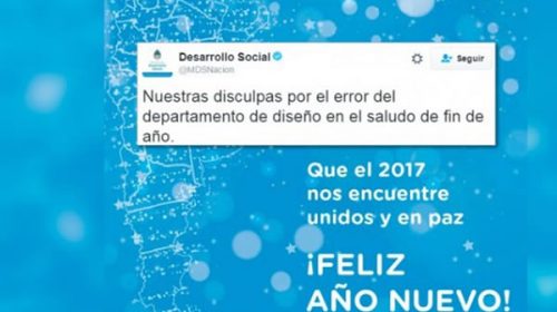 Desarrollo Social pidió “disculpas por el error de diseño” en mapa sin Malvinas