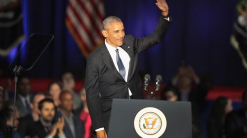 En su último discurso como presidente, Obama agradeció al pueblo y llamó a la unidad para enfrentar desafíos