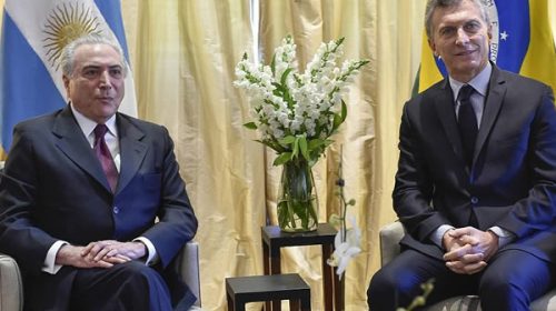 Macri viajará a Brasil para reunirse con Temer