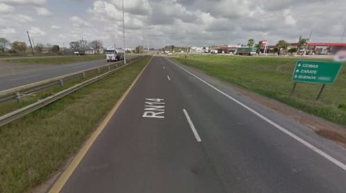 Encontraron a un nene de 7 años solo en medio de la autovía 14