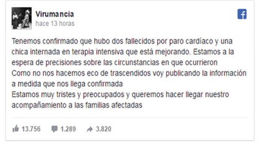 Nuevo comunicado en la página oficial del Indio Solari