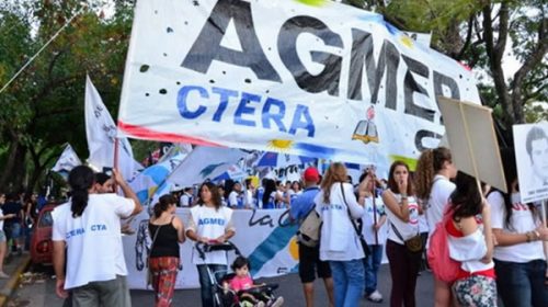 AGMER comienza una semana con asambleas en todas las escuelas de la provincia