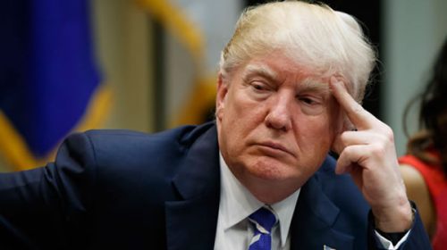 Cae la popularidad de Trump, a punto de cumplir sus primeros 100 días de gestión
