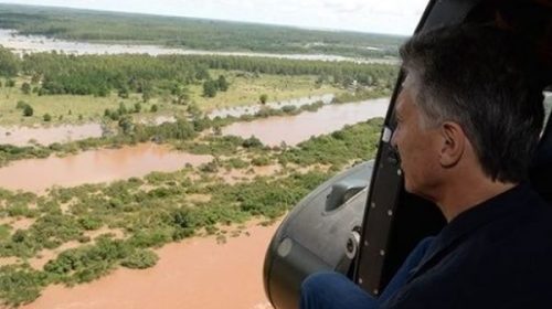 Macri recorrerá zonas afectadas por inundaciones en Tucumán