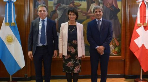 Dujovne y Caputo se reunieron con la presidenta de Suiza en búsqueda de inversiones Dujovne y Caputo se reunieron con la presidenta de Suiza en búsqueda de inversiones