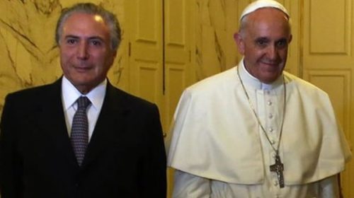 El Papa alertó a Temer sobre la crisis social: “Los pobres pagan el precio más amargo”