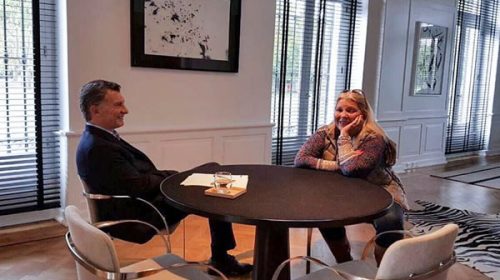Carrió en Olivos tras inicio de rara campaña