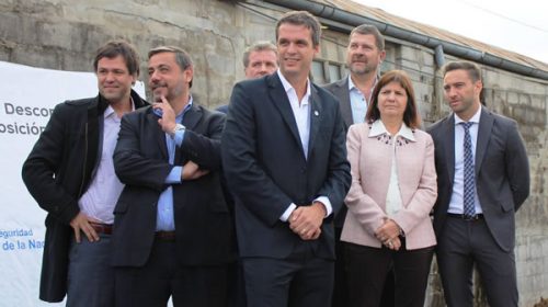 Bullrich en Concordia se mostró a favor de trabajar en forma coordinada contra el narcomenudeo