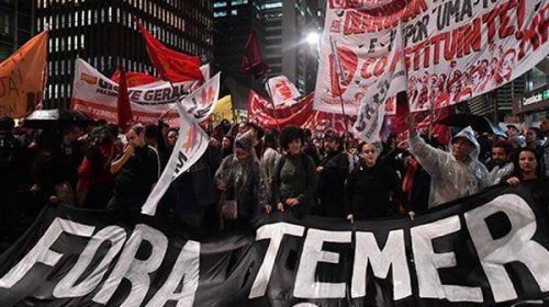 Fora Temer: masiva marcha exigió que se convoque a elecciones
