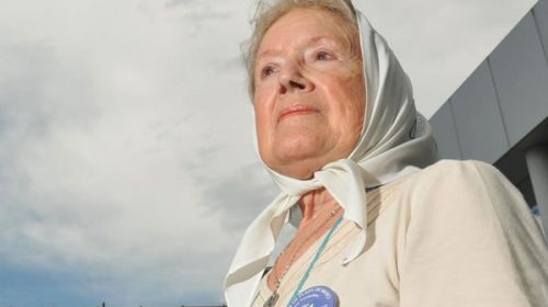 Nora Cortiñas criticó la “reconciliación” con los militares que plantea la Iglesia
