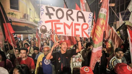 Brasileños se oponen a la reforma laboral