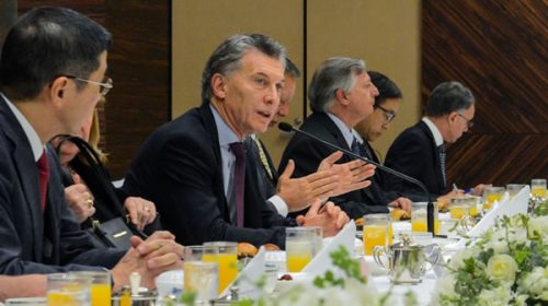 En Tokio, Macri habló ante empresarios y ahora se reúne con el primer ministro Shinzo Abe