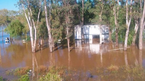 La creciente del río preocupa también en Concepción del Uruguay