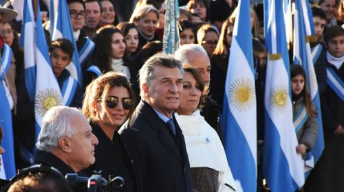 Macri buscó llevar un mensaje esperanzador en medio de un fuerte operativo de seguridad