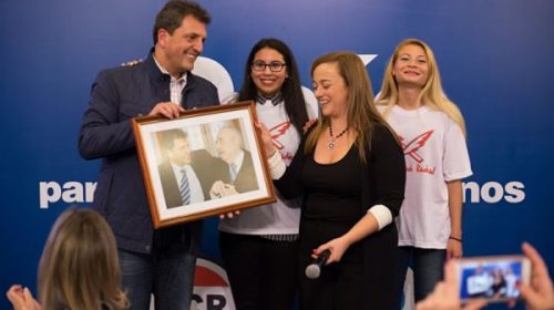 Sergio Massa, con dirigentes radicales que respaldan su frente