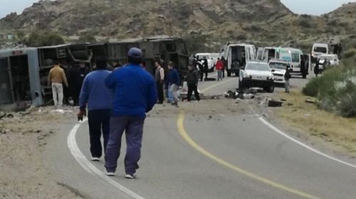 16 muertos y más de 30 heridos al volcar un ómnibus en San Rafael, Mendoza