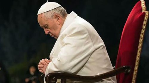 Francisco propone para hoy “un minuto de paz” por el mundo
