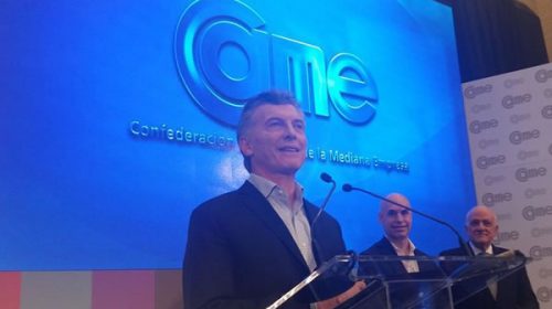 Macri aseguró ante empresarios pyme que el país empezó a crecer