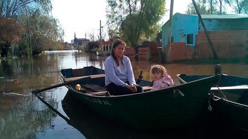 Ya son más de 2.000 las personas afectadas por las inundaciones en Entre Ríos