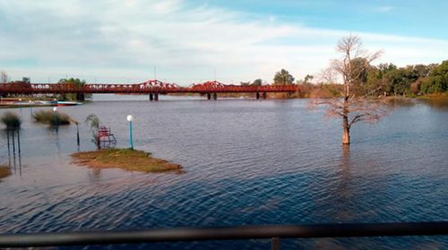 El río Gualeguaychú superó el nivel de alerta