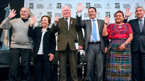 Por primera vez están en el país cinco Premios Nobel de la Paz