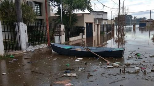 El río Uruguay podría llegar el viernes a los 14,50 metros